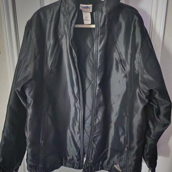 adidas Other - Heavy nylon Adidas jacket 4 zipper design nice!